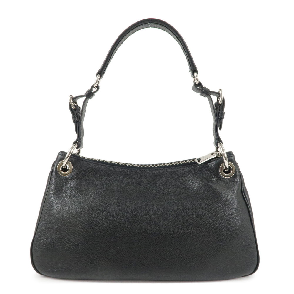 Prada Leather Black Phenix Vitello Shoulder Bag